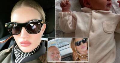 Rosie Huntington-Whiteley shares rare selfie with Jason Statham and baby daughter - www.msn.com - Britain