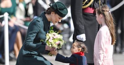 Kate Middleton shows off her motherly side with little girl at St Patrick's Day event - www.ok.co.uk - Britain - Ireland - Ukraine