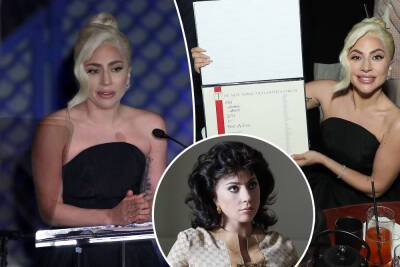 Joanne Angelina Germanotta - Lady Gaga - Maurizio Gucci - Lady Gaga wins Best Actress award in ‘deserved’ Oscars snub payback - nypost.com - New York - New York - Italy