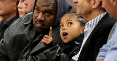 Kanye West and son Saint sport matching outfits for father-son basketball day out - www.ok.co.uk - San Francisco - Boston