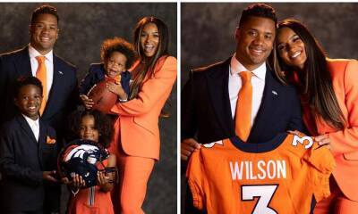 Russell Wilson and Ciara look great in orange and blue as the King and Queen of Broncos’ Country - us.hola.com - county Wilson - Seattle - city Denver - county Harrison - county King And Queen