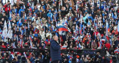 Putin’s Speech At Massive Rally Cut Off On State TV, Technical Glitch Blamed - deadline.com - China - Ukraine - Russia - county Bureau