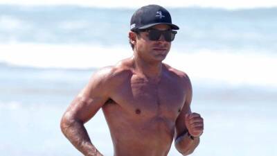 Zac Efron Gives Off Major 'Baywatch' Vibes While Shirtless on Beach in Costa Rica - www.etonline.com - Costa Rica - county Pitt