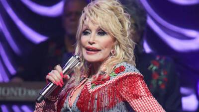 Dolly Parton, 76, Is Fabulous In Sequin Suit With Red Tassels At SXSW: Photos - hollywoodlife.com - Texas - Tennessee