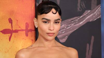 Zoë Kravitz, Icon, Wore a Cat-Corseted Dress to the Batman Premiere - www.glamour.com - New York