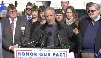 Jon Stewart Warns Of Effort To Water Down Veterans’ Healthcare Bill: “F— That. Not Happening” - deadline.com - USA - Iraq - Afghanistan