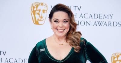 Sam Aston - Lisa Riley - Paddy Kirk - Mandy Dingle - ITV Emmerdale: Real life of Mandy Dingle actress Lisa Riley - rarely seen fiance, going sober and tragic loss - manchestereveningnews.co.uk