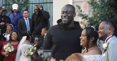 Stormzy crashes wedding and takes adorable snaps with newlyweds - www.msn.com - Britain - Santa Monica