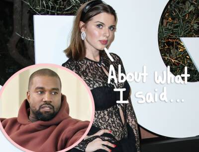 Julia Fox Walks Back On Comments About Ex Kanye West Being ‘Harmless’ - perezhilton.com - county Davidson