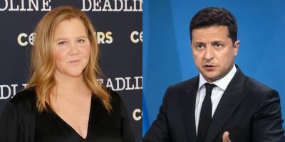 Amy Schumer Pitched the Idea of Ukraine President Zelenskyy Appearing at the Oscars - www.justjared.com - Canada - Ukraine