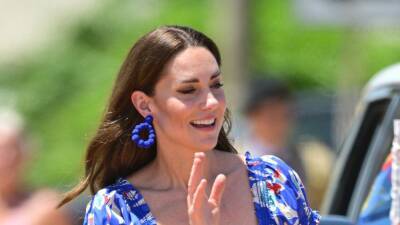 Kate Middleton Wore Two Vibrant Blue Looks in Belize, Including the Perfect Spring Dress - www.glamour.com - Bahamas - Belize