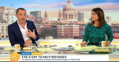 Martin Lewis fights tears on ITV Good Morning Britain as he's 'thrown off' by girl who went viral singing in a Ukraine bunker - www.manchestereveningnews.co.uk - Britain - Ukraine - Russia - Poland
