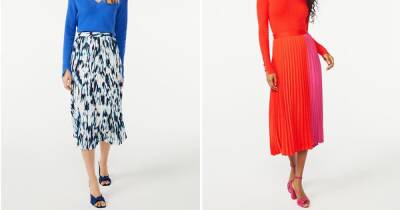 Holy Chic! This Pleated Midi Skirt Is Your New Spring Staple - www.usmagazine.com