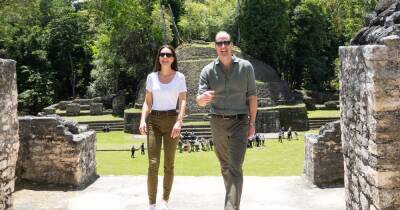 Kate Middleton and Prince William visit ancient Mayan ruins during Caribbean tour - www.ok.co.uk - Bahamas - Indiana - Jamaica - Belize