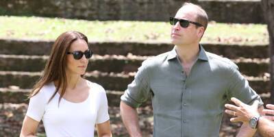 Kate Middleton & Prince William Visit Ancient Mayan City in Belize - www.justjared.com - Britain - Belize
