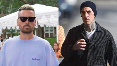 Scott Disick Travis Barker Attend Reign’s Baseball Game Together 7 Mos. After DM Drama - hollywoodlife.com - Italy - county Scott