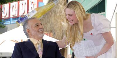 Francis Ford Coppola - Jason Schwartzman - Francis Ford Coppola Gets Support From Elle Fanning & His Famous Family At Hollywood Walk of Fame Ceremony - justjared.com - Hollywood