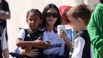 Kim Kardashian Proves She’s The Ultimate Soccer Mom At Son Saint West’s Game: See Photos - hollywoodlife.com - New York - county Bay