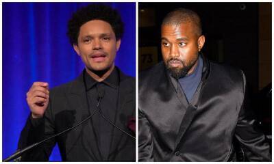 Trevor Noah defends Kanye West after the singer was banned from performing at the Grammys - us.hola.com