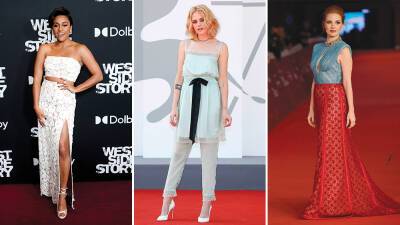 Alexander Macqueen - Michael Kors - Kristen Stewart - Alessandro Michele - Giorgio Armani - Tammy Faye - Actresses Who’ve Stunned on Red Carpets This Awards Season - variety.com - county Story - Rome - county Stewart - city Elizabeth, county Stewart