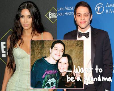 Wow! Pete Davidson’s Mom Wants Kim Kardashian To Have His Baby! - perezhilton.com - Chicago