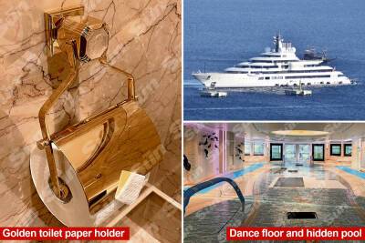 Inside Putin’s $700M yacht, complete with gold toilet paper holder - nypost.com - Italy - Ukraine - Russia - Iran