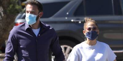 Jennifer Lopez & Ben Affleck Go Casual For A School Run in LA - www.justjared.com - Los Angeles