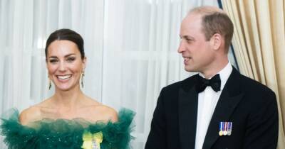 Kate Middleton dazzles in green gown and Queen’s diamonds at state dinner in Jamaica - www.ok.co.uk - Ukraine - city Kingston - Jamaica - county Patrick