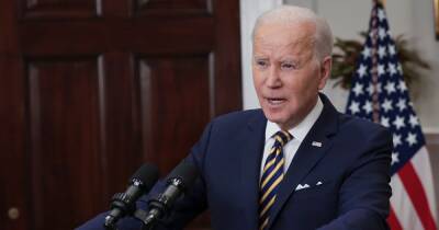 Russia chemical attack on Ukraine would trigger 'response in kind', Joe Biden warns - www.manchestereveningnews.co.uk - Britain - USA - Manchester - Ukraine - Russia - city Brussels