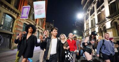 'Protect trans lives': Hundreds march through city centre in protest against transphobia - www.manchestereveningnews.co.uk - Britain - Centre - Manchester