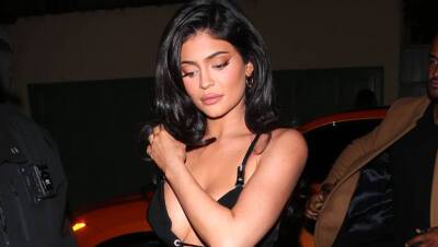 Kylie Jenner - Travis Scott - Yris Palmer - Kylie Jenner Rocks Tight Catsuit 7 Weeks After Giving Birth To Son: Photo - hollywoodlife.com