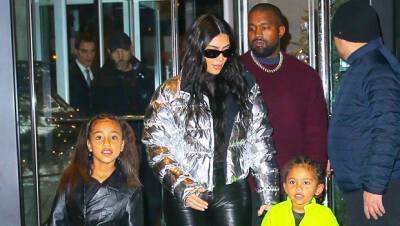 Kanye West Kim Kardashian Reunite For Son Saint’s Soccer Game After IG Drama: See Photos - hollywoodlife.com