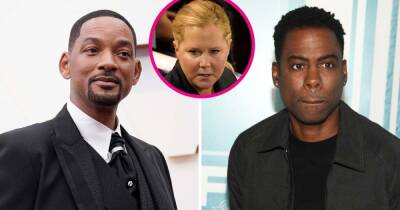 Amy Schumer Jokes the 2022 Oscars Have a ‘Different Vibe’ After Will Smith and Chris Rock’s Fight: Watch - www.usmagazine.com - Los Angeles - county Rock