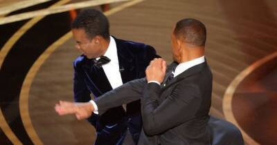 Oscars 2022: Will Smith hits Chris Rock on stage after joke about wife Jada Pinkett Smith - www.ok.co.uk - Washington