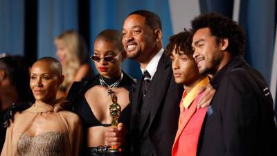 Will Smith's Full Family Joins Him at Oscars After Party Following His On-Stage Fight - www.justjared.com - Beverly Hills