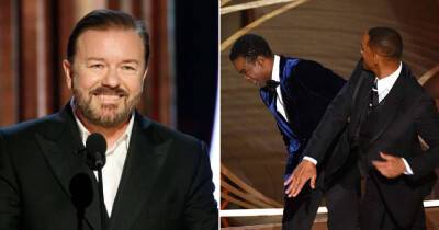 Ricky Gervais stirs pot with alopecia joke from The Office in response to Will Smith hit - www.msn.com - county Rock