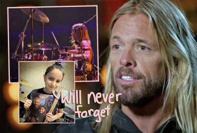Taylor Hawkins - Taylor Hawkins Made 9-Year-Old Drummer's Dream Come True DAYS Before His Sudden Death - perezhilton.com - Taylor - Colombia - Paraguay - city Bogota, Colombia