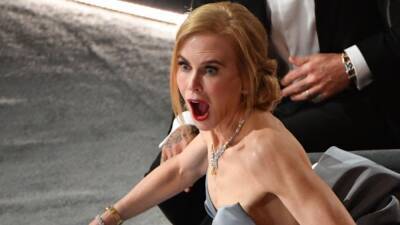 Nicole Kidman Becomes a Meme: Here's the Story Behind Her Shocked Expression at 2022 Oscars - www.etonline.com