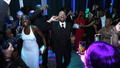 Will Smith seen dancing at Vanity Fair Oscars party following Chris Rock slap - www.foxnews.com - Smith