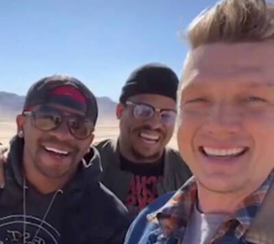 Nick Carter And Jimmie Allen Hit Las Vegas With Babies, Bikes And Bonfires While Performing A Duet On ‘Easy’ - etcanada.com - Las Vegas - Canada - state Nevada