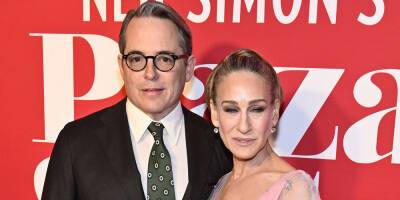 Sarah Jessica Parker & Matthew Broderick Step Out For Opening Night of 'Plaza Suite' - www.justjared.com - New York