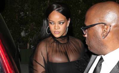 Pregnant Rihanna Spotted Partying Until 5am in Sheer Dress on Oscars Night! - www.justjared.com - Los Angeles