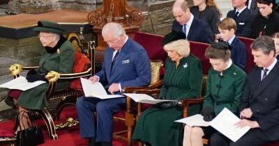 Why Royals including the Queen and Camilla wore green to Philip's memorial - www.ok.co.uk