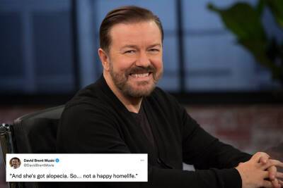 Ricky Gervais tweets scathing would-be Oscars speech if he were host - nypost.com - Scotland