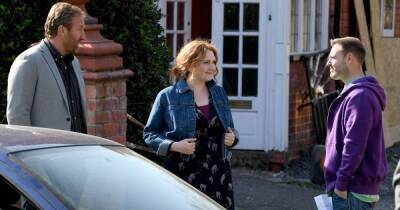 Maria Connor - Tyrone Dobbs - Jennie Macalpine - Phill Whittaker - Coronation Street spoiler pictures see Fiz leave the Cobbles with boyfriend Phill - ok.co.uk