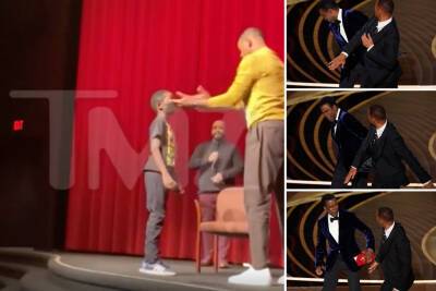 Will Smith taught kid named Chris how to slap before Oscars debacle - nypost.com