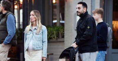 Pregnant Lauren Pope displays baby bump during family outing with boyfriend and daughter - www.ok.co.uk - France