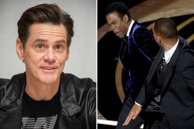 Jim Carrey ‘sickened’ by Oscars’ standing ovation for Will Smith: ‘Hollywood is spineless’ - nypost.com