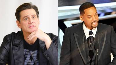 Jim Carrey Slams ‘Spineless’ Oscars For Giving Will Smith A Standing Ovation After Chris Rock Slap - hollywoodlife.com