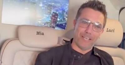 Inside Gino D’Acampo’s luxury family car with chauffeur and names on seats - www.ok.co.uk